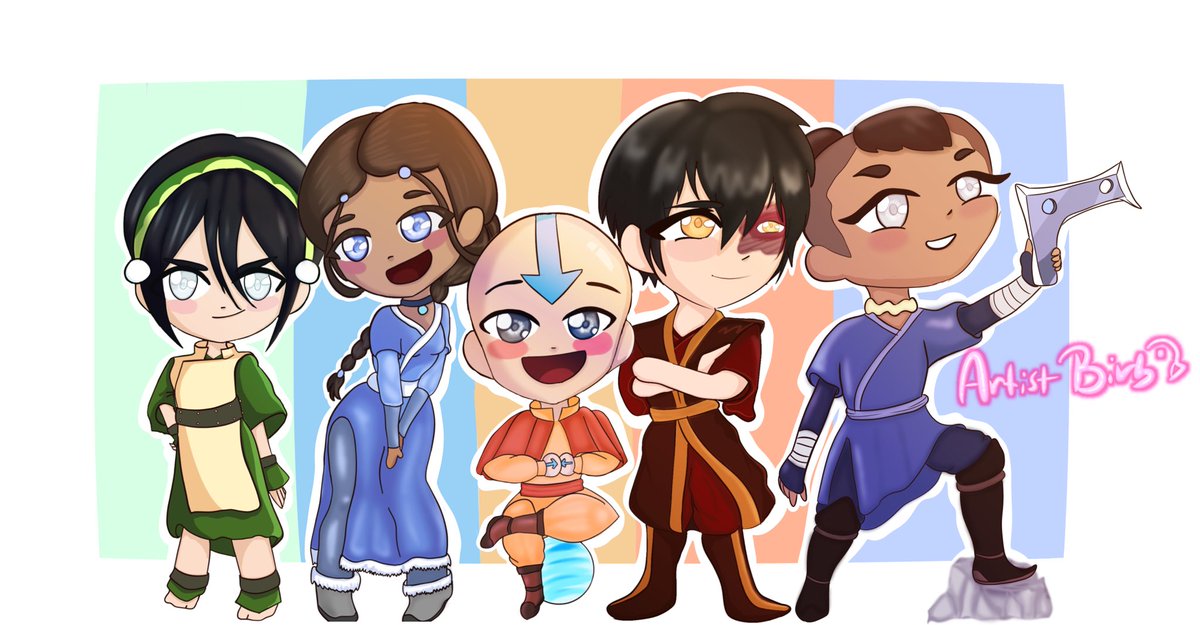 ArtistBirb's tweet photo. I’m finally done! Now I have the whole Avatar: The Last Airbender crew in one picture!! 

Who’s your favorite and who else would you like to see?

#avatar #art #fanart #anime #cartoon #nickelodeon #chibi #cute https://t.co/X5PdxUHG08