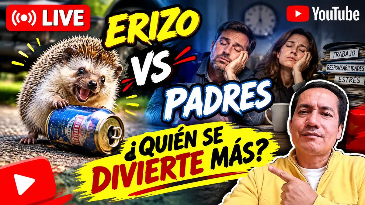 WinAplicaciones's tweet photo. Un Erizo, Una Lata y Una Lección Para Todos los Adultos 🦔😂 | LIVE @Chate... https://t.co/hpHwCxd3Kf a través de @YouTube #Chateando #PodChateando #Erizo #Animales #Historias #Reflexión #Felicidad #Vida #Diversión #Adultos #Estrés #HistoriasQueHacenPensar https://t.co/RgYNjvWJUU