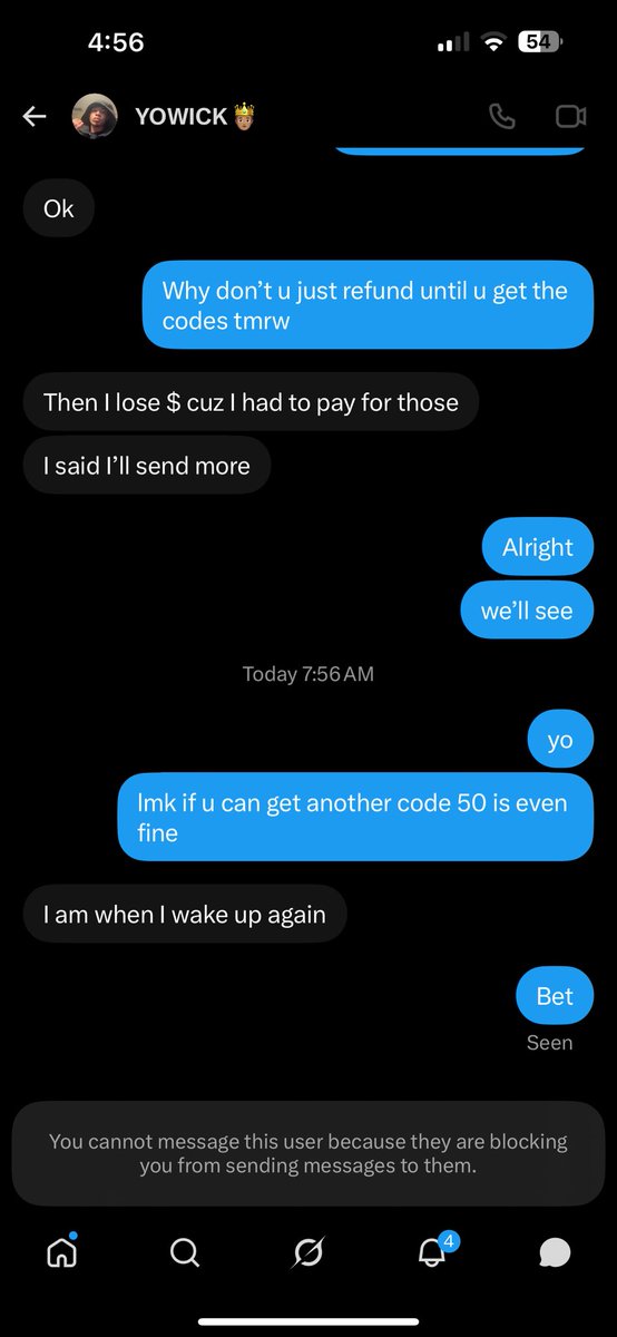 XRCONN's tweet photo. @WickDevious Scammer https://t.co/nz9b3AUQti