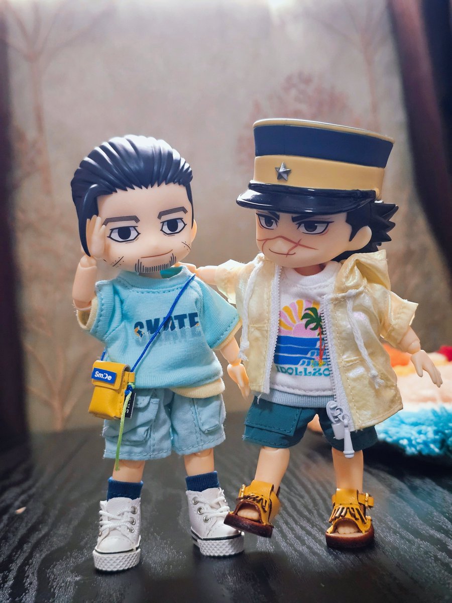 UzukiReiko's tweet photo. 🐻行こうぜ!
🐱どこ?
(どこにも行かないで、一日中家にいます)
#金カム #杉尾 #sgo #ねんどろ #ob11 https://t.co/5aE3mdI6fw