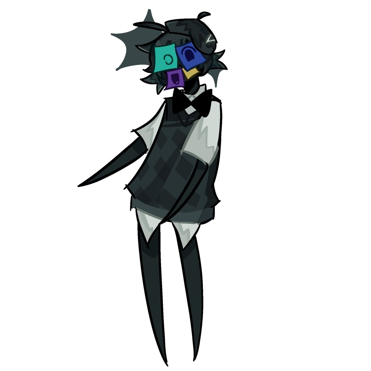 M1_Sorrow's tweet photo. This is me, aaaahhhh
(ignore the eye in P3, its so dumb and I dont like it either, but Im too lazy to fix it )
（btw P3 is just the shape of the hair） https://t.co/G9oPyigyF4