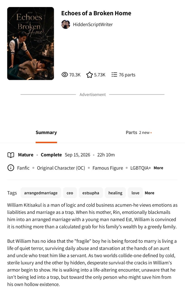 willkissed's tweet photo. jadi kemaren kenapa gweh belom bisa naikin ht, karena terlalu asik baca au 😭

60+ chapter abis dalam 3 jam saking serunyaa brouu 😭

DAH LAMA BANGET GA NEMU AU CAKEP DI WATTPAD. PLS SEMUA HARUS BACA INI https://t.co/meIPIwKIpk