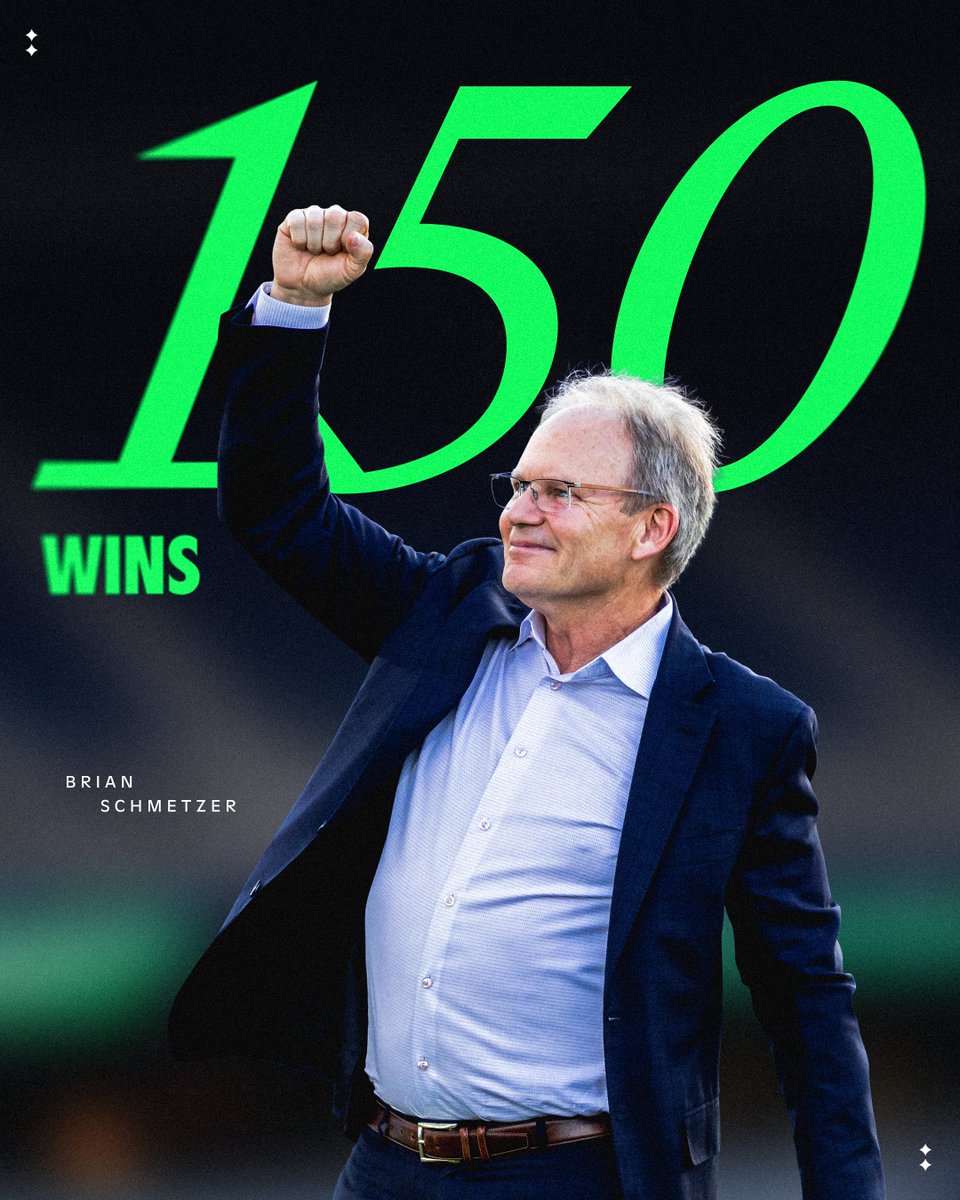 SoundersFC's tweet photo. Seattle's Mr. Soccer 👑

Congratulations to Coach Schmetzer on reaching 150 wins! https://t.co/8E20Ufyn7N