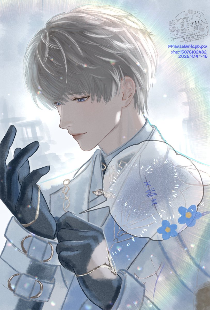 PleaseBeHappyXa's tweet photo. 今月の振り返り四回目💕
#今月描いた絵を晒そう
ㅤ
⑬まんまるウサギみたいな人生に憧れるセイヤ🤭🐰

⑭袖口に咲いた、小さな群青の花。
新しい秘話、最高でした…😭⚔️

⑮一生懸命刺繍するミニセイヤ🪡🧵✨️

⑯｢針も剣も、狙いをつける���領は同じだ｣
剣の達人は刺繍も得意👏✨️ https://t.co/KZUqYowCDI