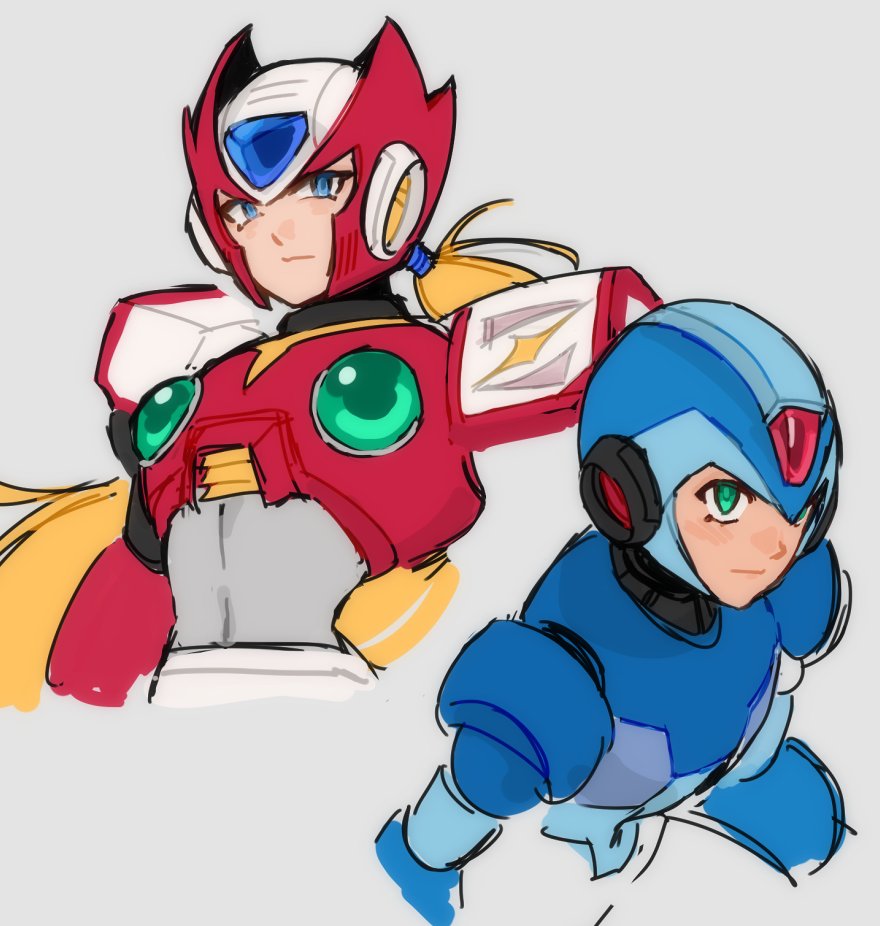 Pollo_pom's tweet photo. Megaman larps https://t.co/grvXjc5rFc