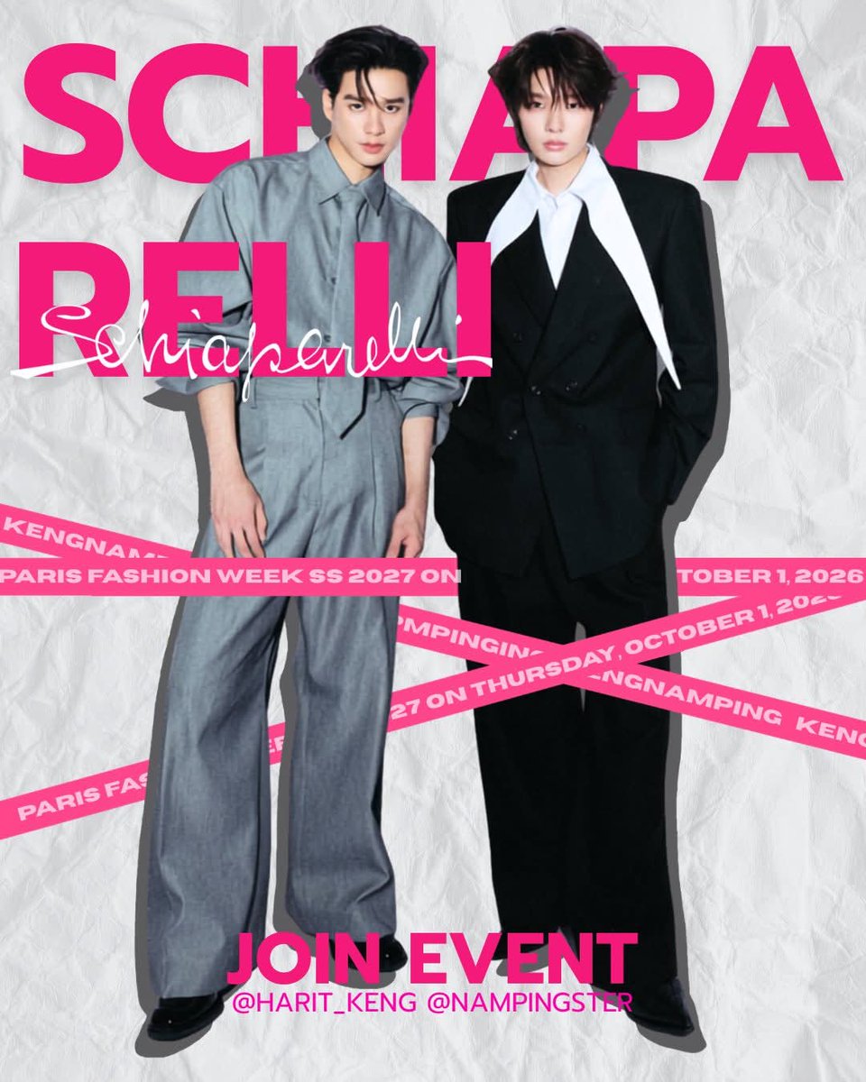 oopaif_pat's tweet photo. 📣เริ่มเก็บ SOV / MIV แล้วว!! ติด Tag เก็บยอดกัน📷 📷 

📷MIV  : เก็บ 26 ก.ย. - 13 ต.ค.📷

#Schiaparelli 
#PFW 
#KengNamping 
#KengHarit 
#nampingster

@Schiaparelli https://t.co/XB9poyurSW