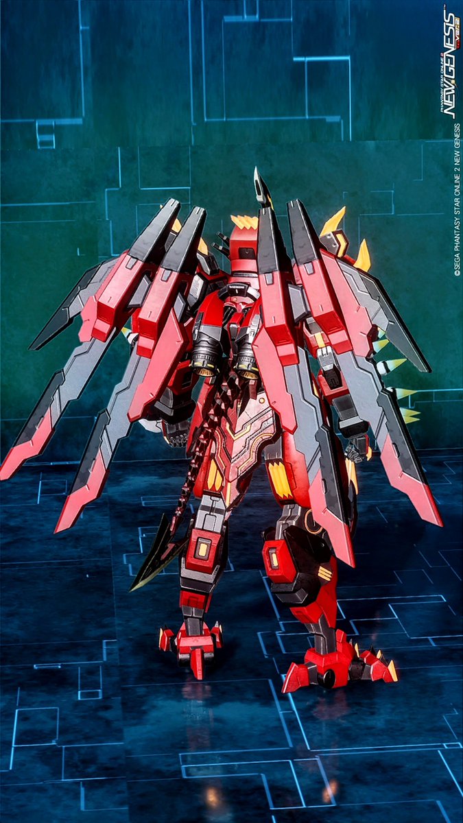 PSO2NGS_oyag's tweet photo. #PSO2NGS_SS 
新メインキャスト更新
(まだ改良していきますが)

今までキャストは
身長最大がモットーでしたが
この新型機…小型化に成功？しました
 (221cm→180cm) https://t.co/ZfDCxMnOGX