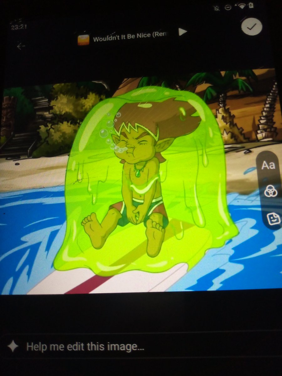 OzzyZapp24751's tweet photo. @MartinezEr43977 Here's Mooney surfer from Trollz animated series and the green jelly slime monster inside of it https://t.co/C6nizf7jNC