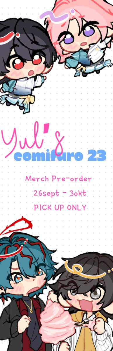 yuuzurinn_'s tweet photo. [🩷 &amp; 🔄 are very appreciated!]
Yul's #CF23 &amp; Mail Order PO BATCH 2

📍:26sept ~ 3okt 2026
🛸: W-24ab Behind The Sin 
💌: Both days pick up only
🪽: sefurden, PDVV, Arknights, Endfield, Ensemble Stars!!
🔗: https://t.co/jE1t5BN1av

#Comifuro23 #Comifuro23Catalogue #CF23PO https://t.co/SrLkvWdvAH