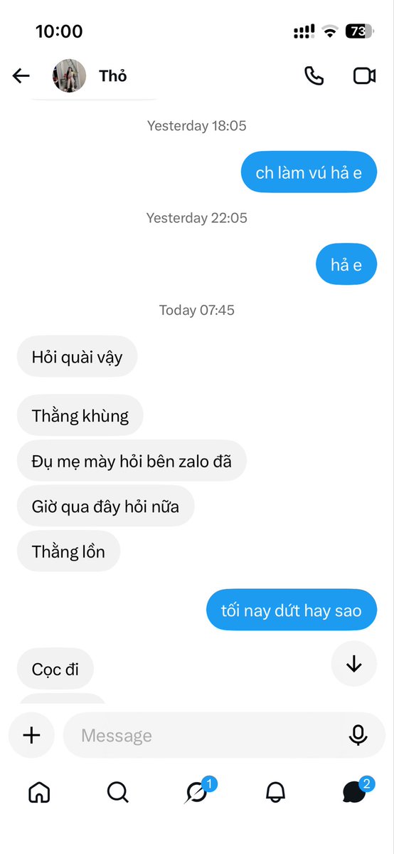 tentin134's tweet photo. Hỏi nó làm vú chưa mà nó chửi cỡ này!,con lồn https://t.co/Tpe06KryXK