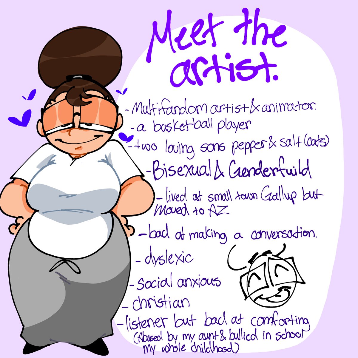 yourChilldud3's tweet photo. I feel little bit awkward of not introducing myself in the first place so here a little bit about me if yall like 

(TikTok and tumbler are the same user name I used for this)

Lil Playlist if yall want to hear what I like to listen too. https://t.co/gf2C9FQ5C6