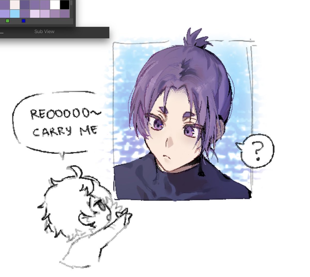 mumuicco's tweet photo. reo doodle from last year https://t.co/tuQamfWYtg