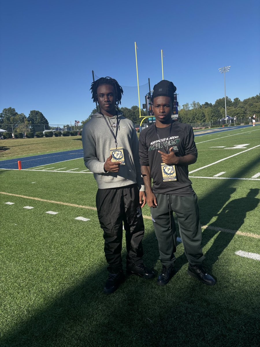 CoachFBWaters's tweet photo. Good day for the @NA_Chargers_FB football prospects. @KennyRobbins78 and @JrAntaun26078 game day visit at Anderson University. @MichaelP2027 and @drewwolfe09 at Wingate University and Keven Johnson at East Carolina University !
#ChargerFootball
#NextLevel https://t.co/DO6AvMEprz
