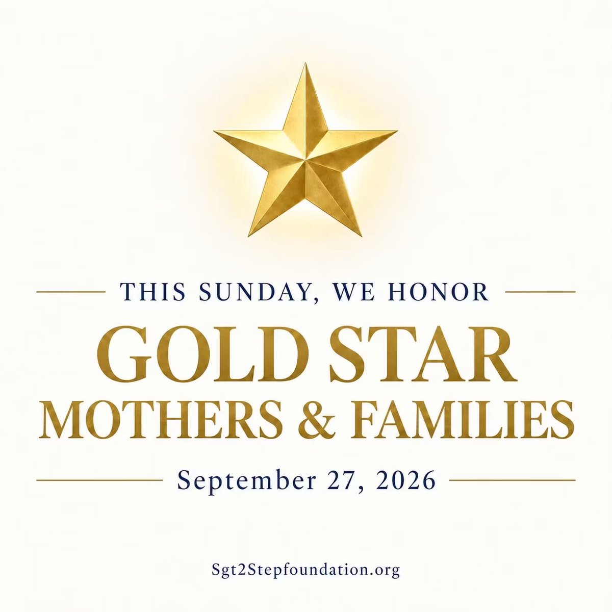 2stepact's tweet photo. As a Gold Star Mom, I know what it means to look at a table and see an empty chair. 💛

Tomorrow, on Gold Star Mother’s & Family’s Day, I honor every Gold Star family, every sibling and every Survivor of the Fallen — including those who may not carry an official title.

Loss does not require a title to be remembered.

EMPTY CHAIR came from my story, but this song is for ALL of us who are missing someone we love. 🪑💛

Who is missing from your table? Say their name. Share their memory. I’ll honor them with you.

🎵 EMPTY CHAIR
https://t.co/I1Dwa3jjOK

#EmptyChair #GoldStarMom #GoldStarFamilies #SurvivorsOfTheFallen #NeverForgotten @PatriotOnAir