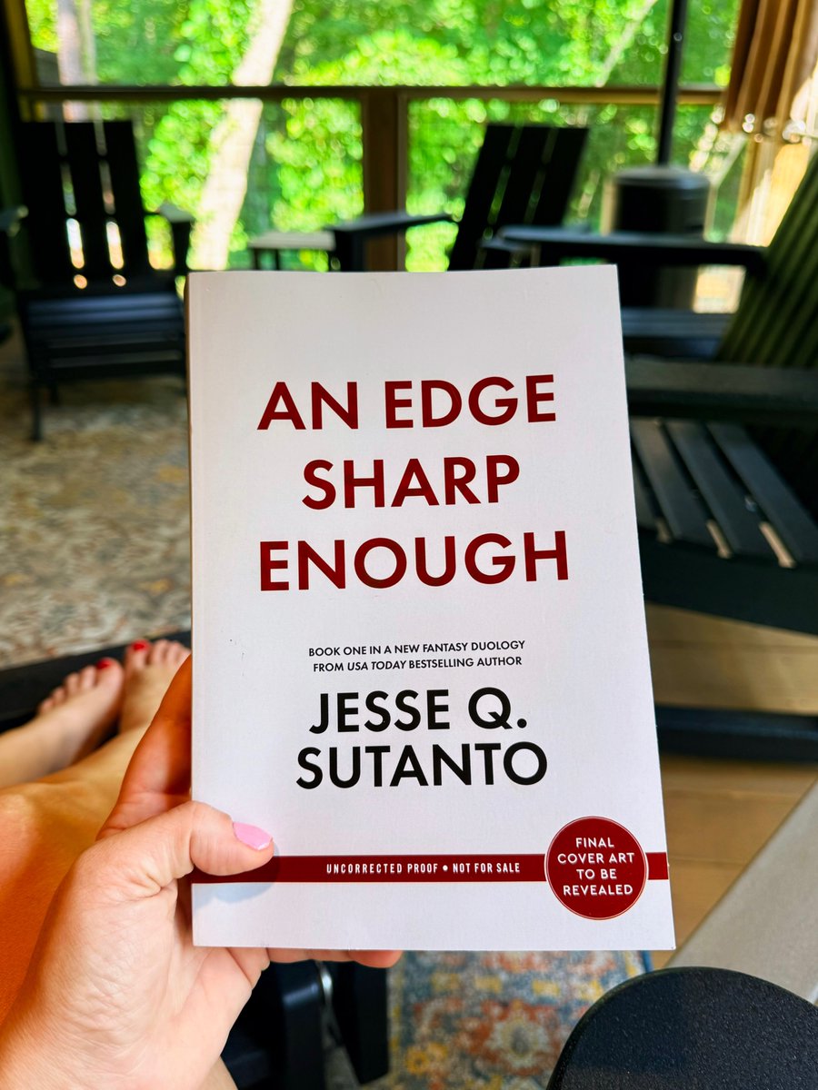 sofiaperezuxeuh's tweet photo. Book mail! Thank you to Harper Voyager US for sending me an advance copy of Jesse Q. Sutanto’s debut, An Edge Sharp Enough. This dark fantasy duology follows an assassin, scholar, con man, and guard racing to rediscover lost magic and save their https://t.co/aJ6K2u1XpC