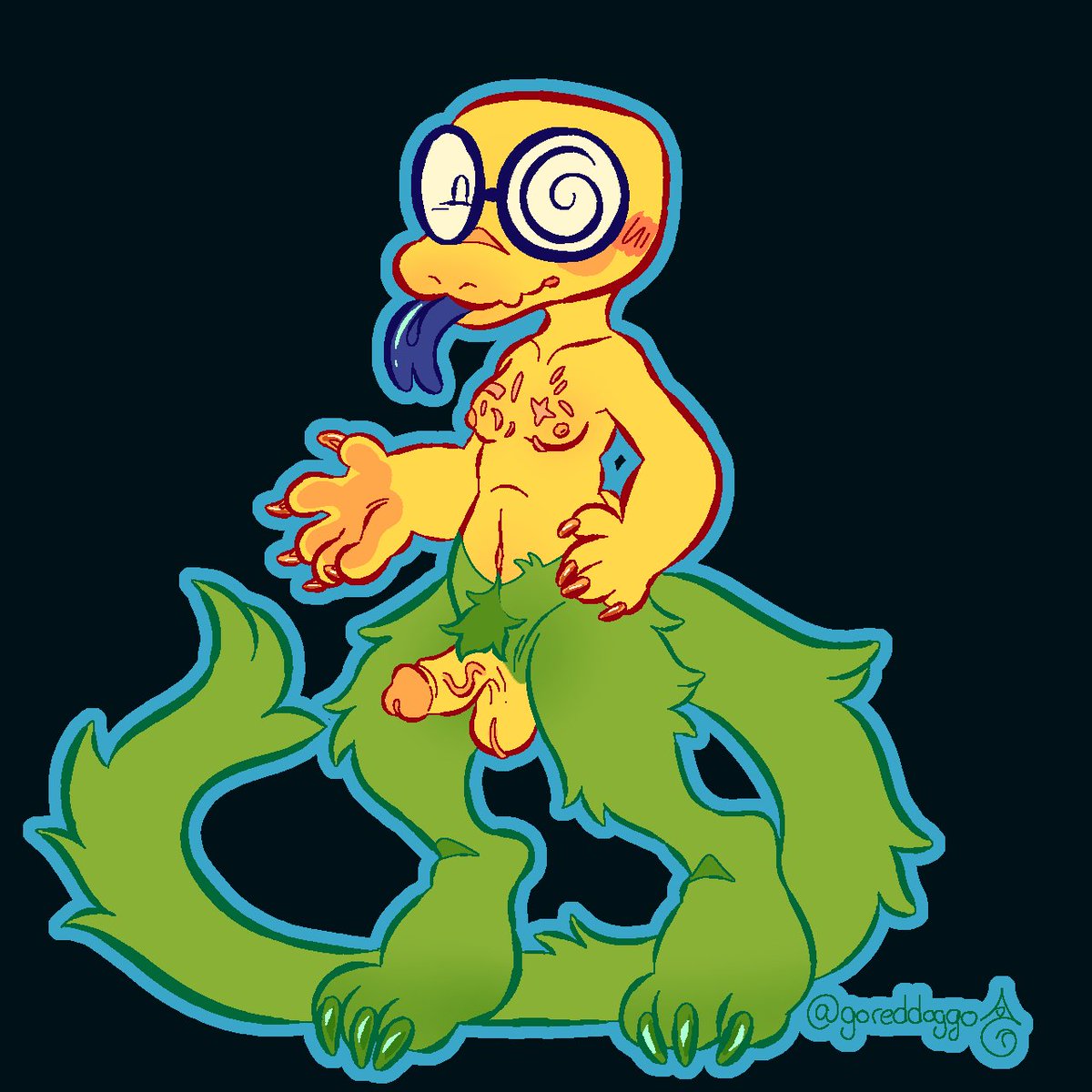 thatyellowk9's tweet photo. what if I made my sona have a penis AND boobs??.......??? https://t.co/BePW3xjgjt