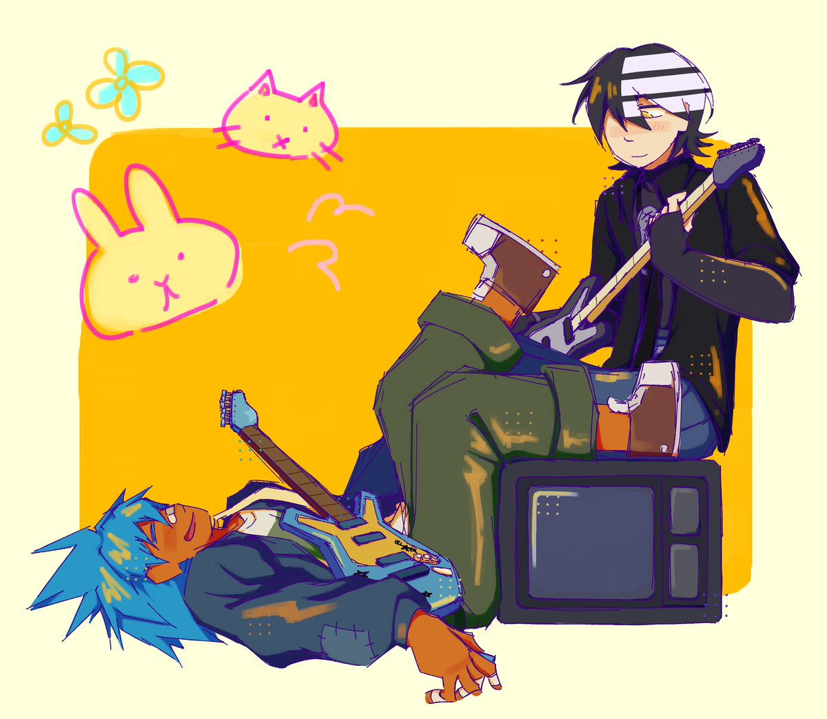 n_thien5237's tweet photo. 🐰📺 #souleater https://t.co/XIIzSHhUi5