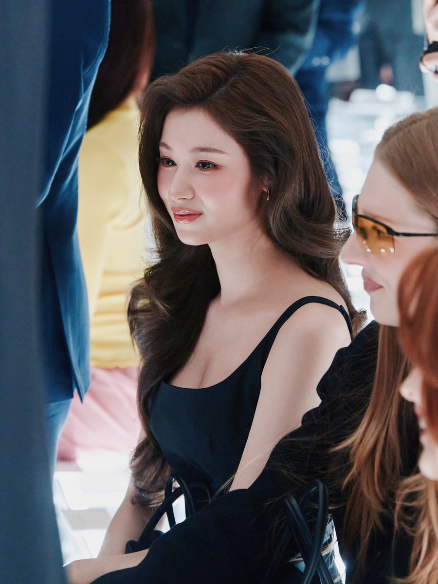 pydhtw's tweet photo. Seeing the impact of #PradaxSANA #PradaSS27xSANA in Milan Fashion Week era honestly makes me so happy. Like, seeing so many Indonesian Kpopies who aren’t even onces praising her and going absolutely insane over Sana because her face card is SERVING! HELLO??? 
Back then, TWICE had sooo many haters in Indonesia, I swear it felt like 70% of Indo Kpopers were TWICE antis😭 But now so many people are finally realizing how amazing Sana is and actually praising her. I’m genuinely so happy about it AAAAA😭💗