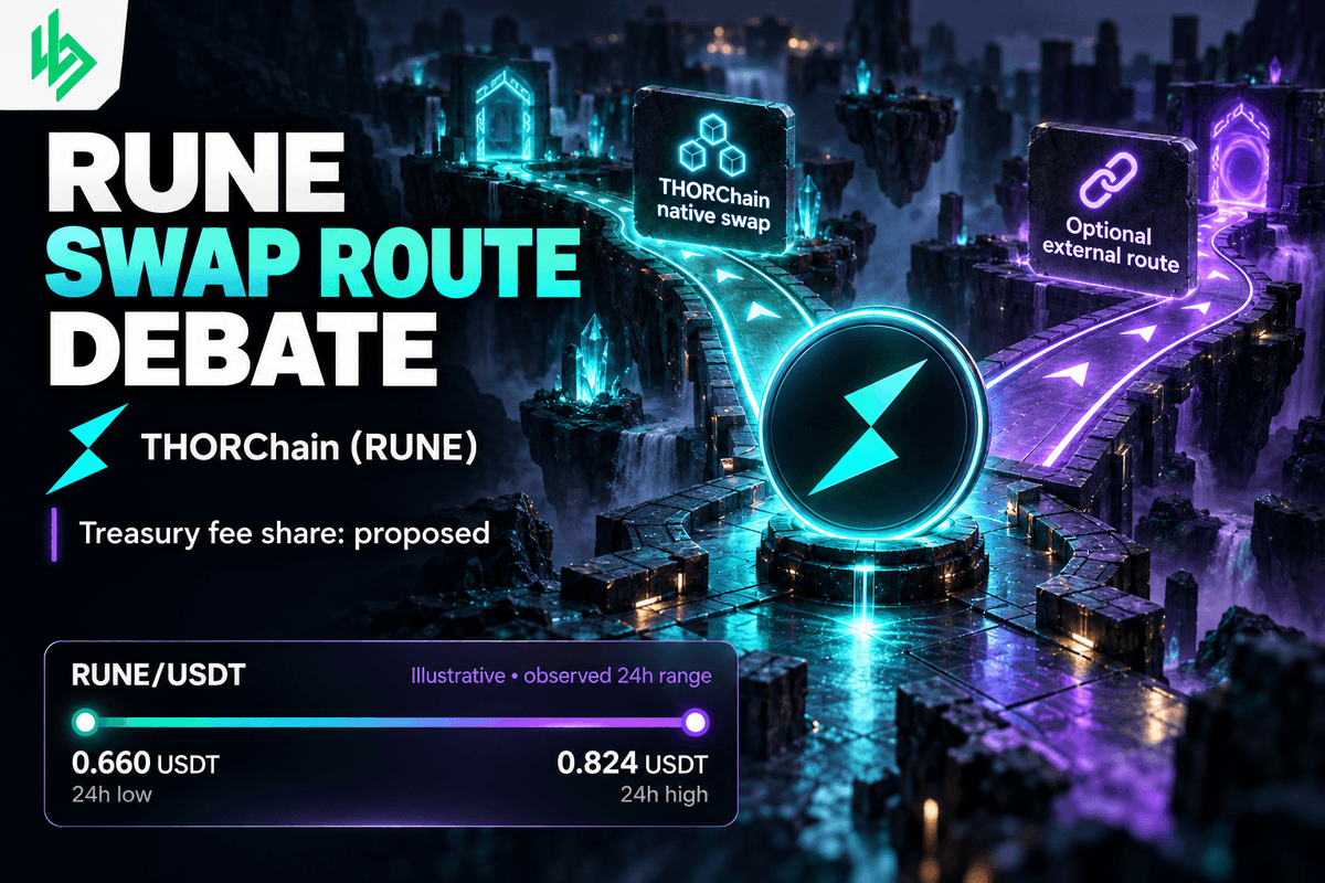 blockvia_'s tweet photo. THORChain’s Sept 24 recap says the Houdini option uses an external route, while treasury fee sharing is proposed. 

$RUNE: 0.787 USDT (+19.06%/24h); price cause unverified. 
▶ https://t.co/17UF4fTLm0

 #RUNE #THORChain https://t.co/V0g29KfI5V
