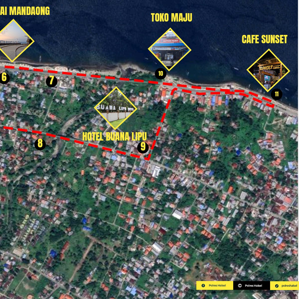 Reshalselhumas's tweet photo. 🚨 PENGALIHAN ARUS LALU LINTAS 🚨
 Dalam Rangka HUT ke-21 IKA TOGALE Halmahera Selatan https://t.co/sRYtS2V5iq