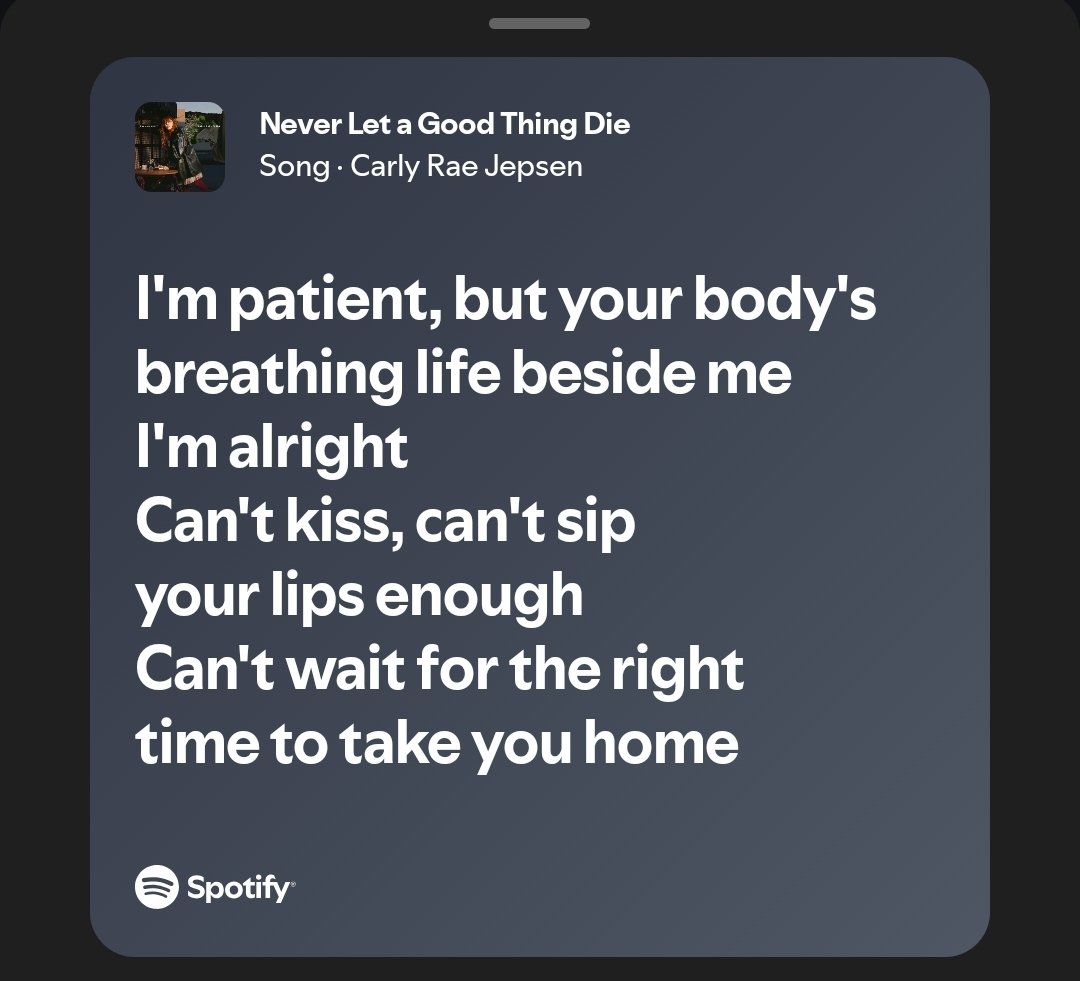 dear_julien's tweet photo. I really really love Day &amp; Night. Carly's writing has such a clear identity across all her albums so it's cute to see her lean on certain phrases or words and call back to them in a similar context on later projects. 

Love you @carlyraejepsen!! https://t.co/jhxCbmF7d5