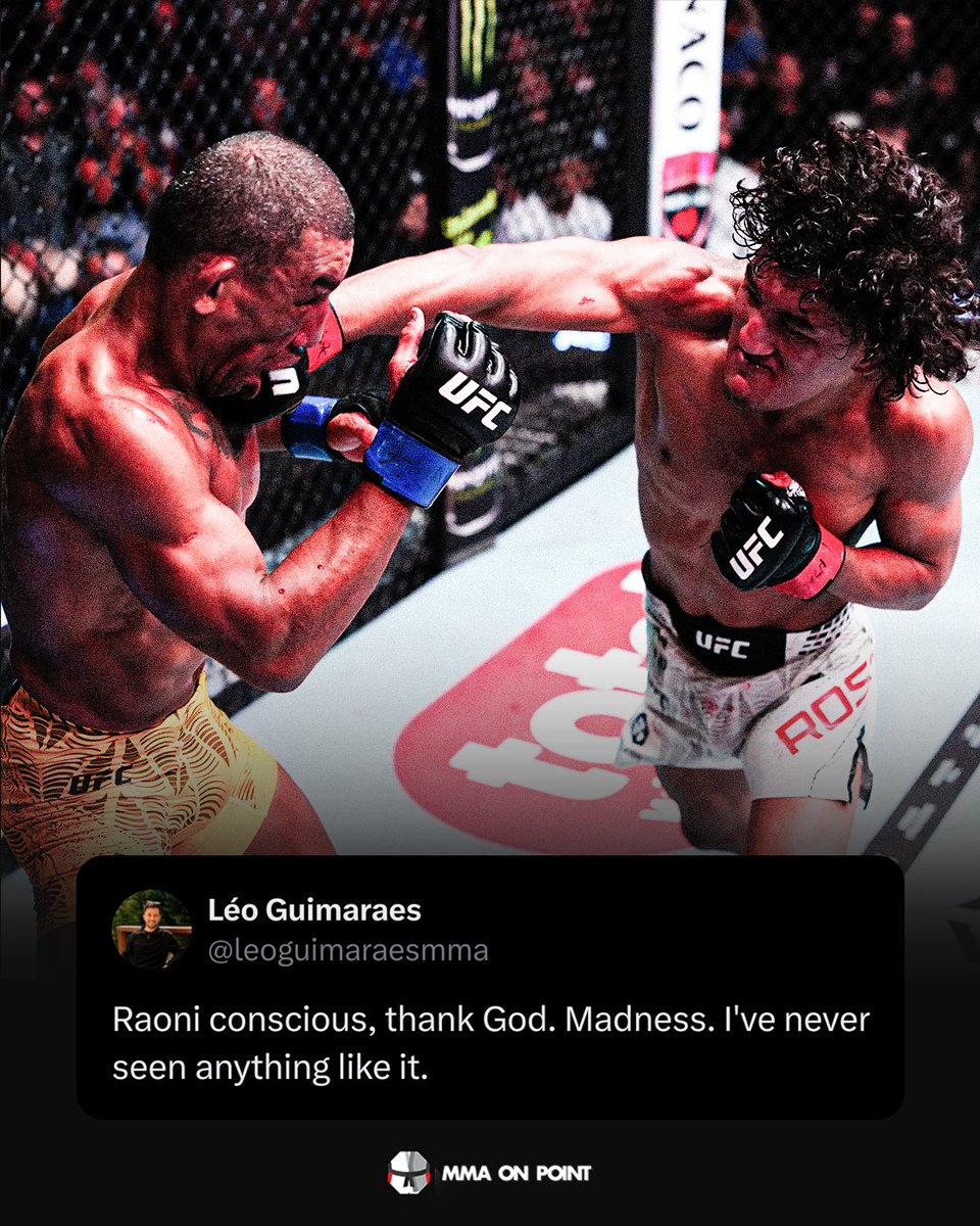 mmaonpoint's tweet photo. Raoni Barcelos is fine 🙏 https://t.co/r9N0caJ9gm