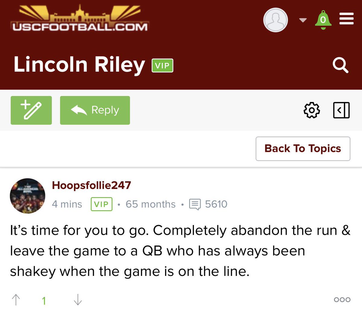BoardGeniuses's tweet photo. #USC lost. #FireEverybody https://t.co/VVKIX4wDjZ