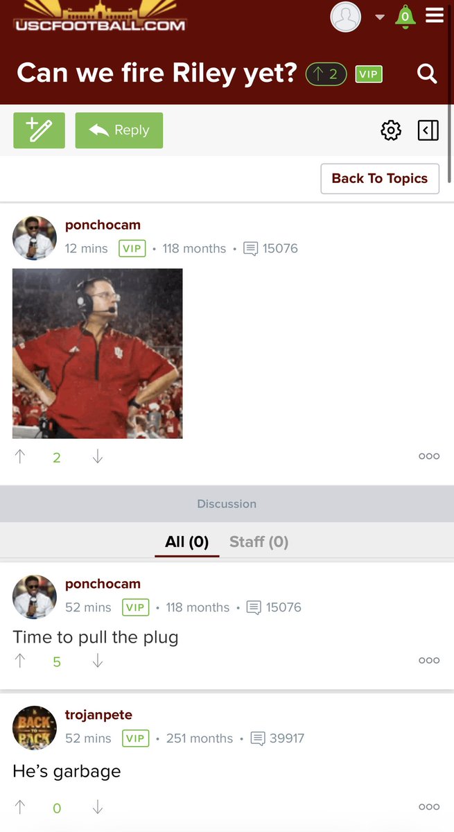 BoardGeniuses's tweet photo. #USC lost. #FireEverybody https://t.co/VVKIX4wDjZ