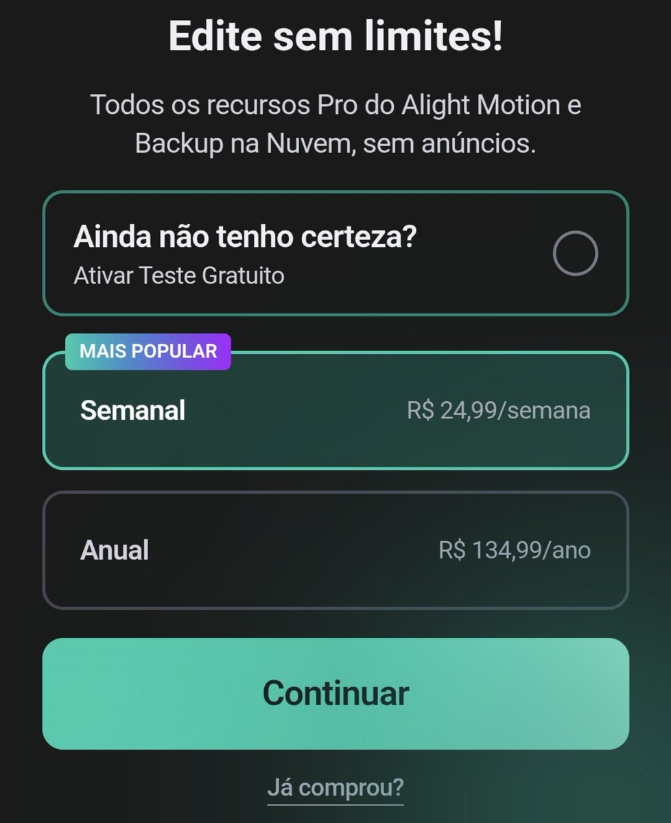 nvsraquel's tweet photo. 25 reais por semana.. que assalto é esse alight motion https://t.co/yil3nqqRsX