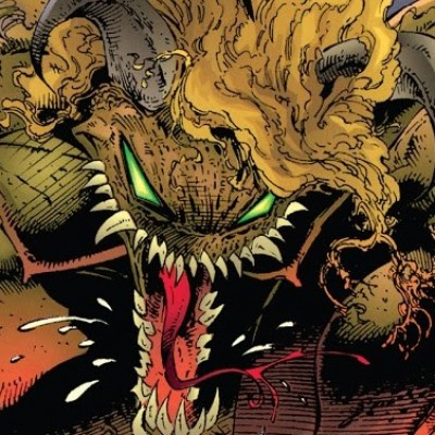 8igthCircle's tweet photo. @decayandage *The clown sheds his skin into his true form, crawling out*

🤡: Just like a beautiful butterfly! Still, fuck you pal, i just finished growin' that skin back! 

👑: Listen here you little shit, if you don't wanna be flattened into a green pile of guts, your job is to annoy him! https://t.co/1Q2lsChFQJ