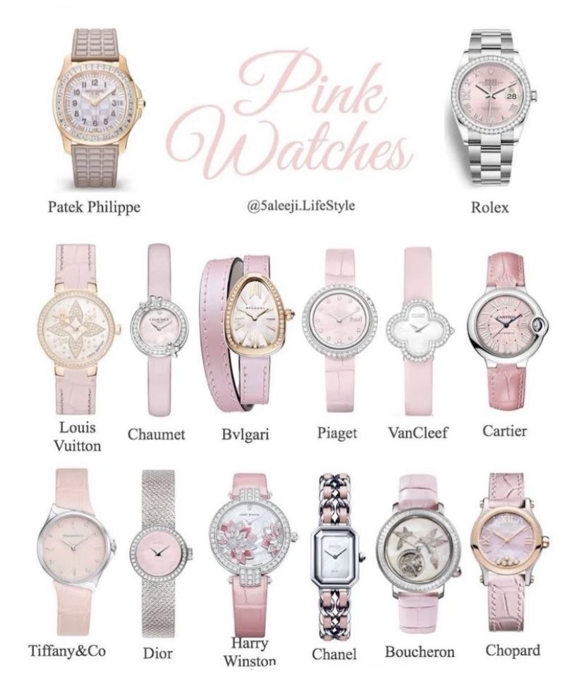 librazip's tweet photo. which pink watches do you prefer? 💕 https://t.co/TsTALMdlm9