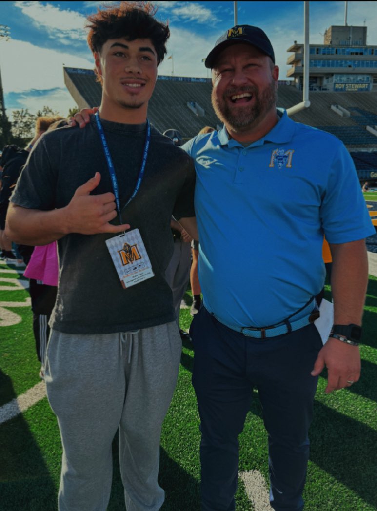 MalosiLaban2008's tweet photo. Had a great time at the @racersfootball game today. Thank you @WrightJody, @CoachStiff,@coachjimmyogle,@RacersFBrecruit. https://t.co/71NfMDi4oJ