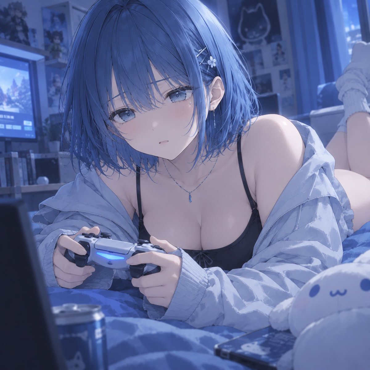 kiriko07130's tweet photo. 久しぶりにゲームでもしようかなっ♡ https://t.co/h0UlYtP1J0