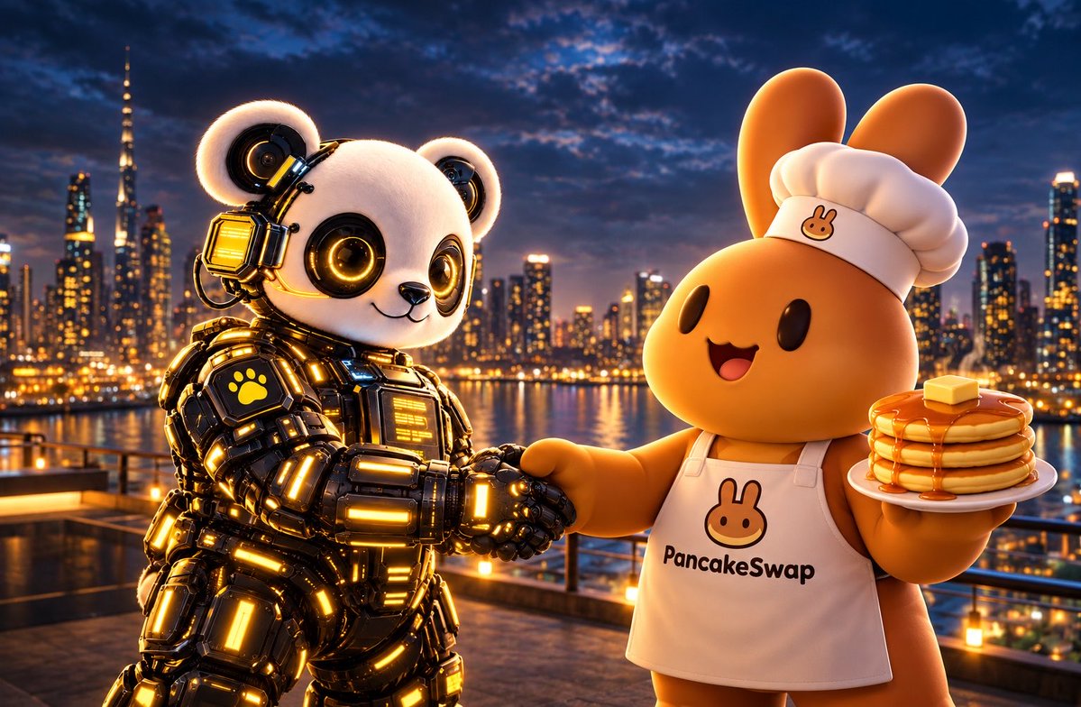 PandaAixbnb's tweet photo. 🤖🐼 AI meets DeFi! 🥞⚡

Two worlds, one vision — PANDA AI 🤝 PancakeSwap.

Building smarter, faster, and more creative possibilities for the future of Web3. 🚀

🐼 $PANDAI — AI-powered innovation
🥞 DeFi ecosystem — built for the next generation

The future is being built today. 🔥

🌐 https://t.co/ozlhrs2al9

#PANDAI #PandaAI #BNBChain #PancakeSwap #DeFi #AI #Web3 #Crypto #BSC #BNB