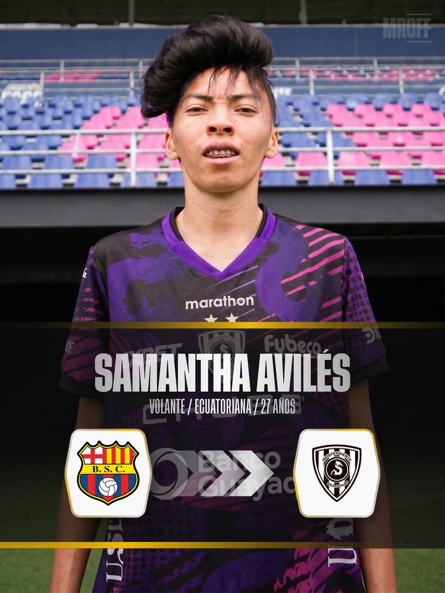 MrOFFSIDER's tweet photo. Sigue el éxodo masivo en Barcelona Femenino. La volante Samantha Avilés también tomó rumbo hacia la capital para sumarse a Dragonas y jugará Libertadores. https://t.co/QM2Lvu1Y4K