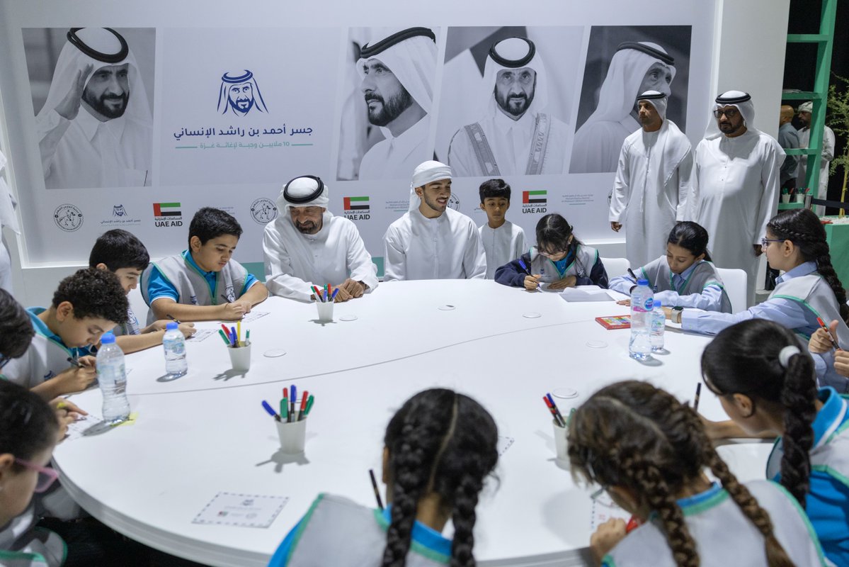 HHAhmedBinSaeed's tweet photo. Alongside His Highness Sheikh Mohammed bin Rashid bin Mohammed bin Rashid Al Maktoum and members of the community, I took part in the Ahmed bin Rashid Humanitarian Bridge initiative, helping prepare more than 10 million meals in support of the people of Gaza.

The late Sheikh Ahmed bin Rashid Al Maktoum was known for his generosity and for the many lives he touched through his kindness and giving. His legacy remains deeply felt by all who knew him.

May Allah have mercy on Sheikh Ahmed bin Rashid and reward him for the goodness and generosity he shared throughout his life.