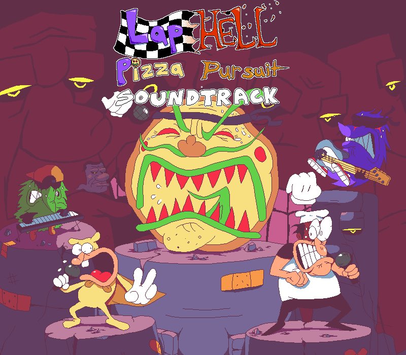 TreyIzh's tweet photo. Since sprite posts have been exploding here, might as well post more
I got nothing recent so let’s go back some few months
The Lap Hell Pizza Pursuit OST cover, a collab sprite with @crunchysarah_ 
It might receive a redo in the near future who knows 
#pizzatower https://t.co/fW3Cn2ipta