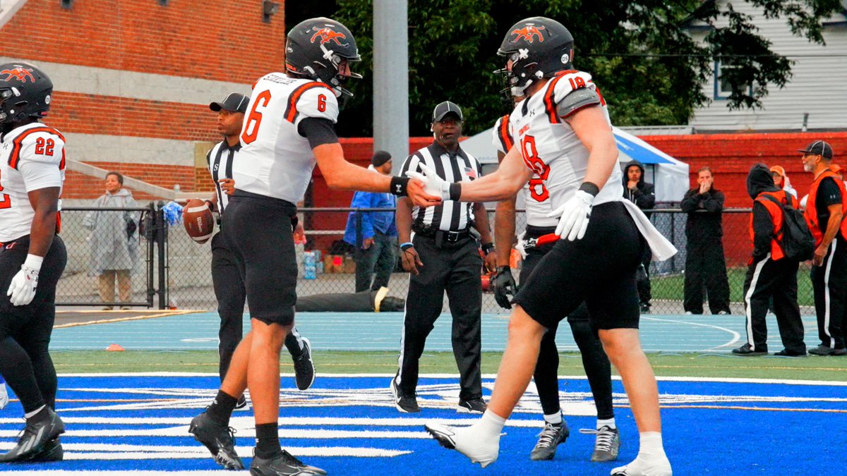 GoCamelsFB's tweet photo. Another record-setting day for the Camels, who remain atop the CAA standings and unbeaten against FCS opponents. Recap, notes + final stats from Saturday night's road win ⤵️
🔗 https://t.co/vomfAKORMf

#FightAsONE | #RollHumps 🐪🏈 https://t.co/JdIhBckqhZ