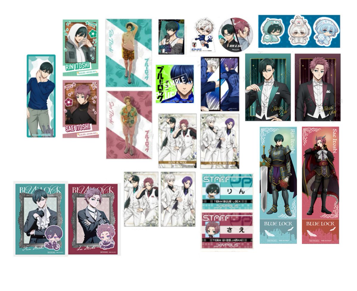 BeVFrhRra's tweet photo. 【交換】ブルーロック ツリービレッジ ワイルドエンカウント アンドギャラリー ジョイポリス ファボテリア FavoteriA ららぽーと 戦う背中 スーツモデル イケプリ25 ファイン 渋谷モディ アートコレクション タワレコ 指揮者 よみうりランド 猫と戯れ 特典

[譲] 募集ポストで出している物
[求] ↓ https://t.co/SArydeIPSU