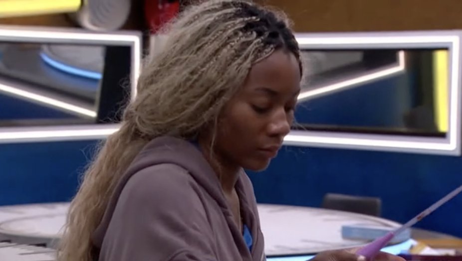BenBast96's tweet photo. As Drew continues to bash Taylor outside (for nearly an hour at this point) Taylor continues cooking for both Drew and Devens. #bb28

And yet....Drew still has many supporters out there, rooting their golden boy on.

Big Brother is a microcosm of current society. And It's really disturbing to me that Drew still has supporters out there.