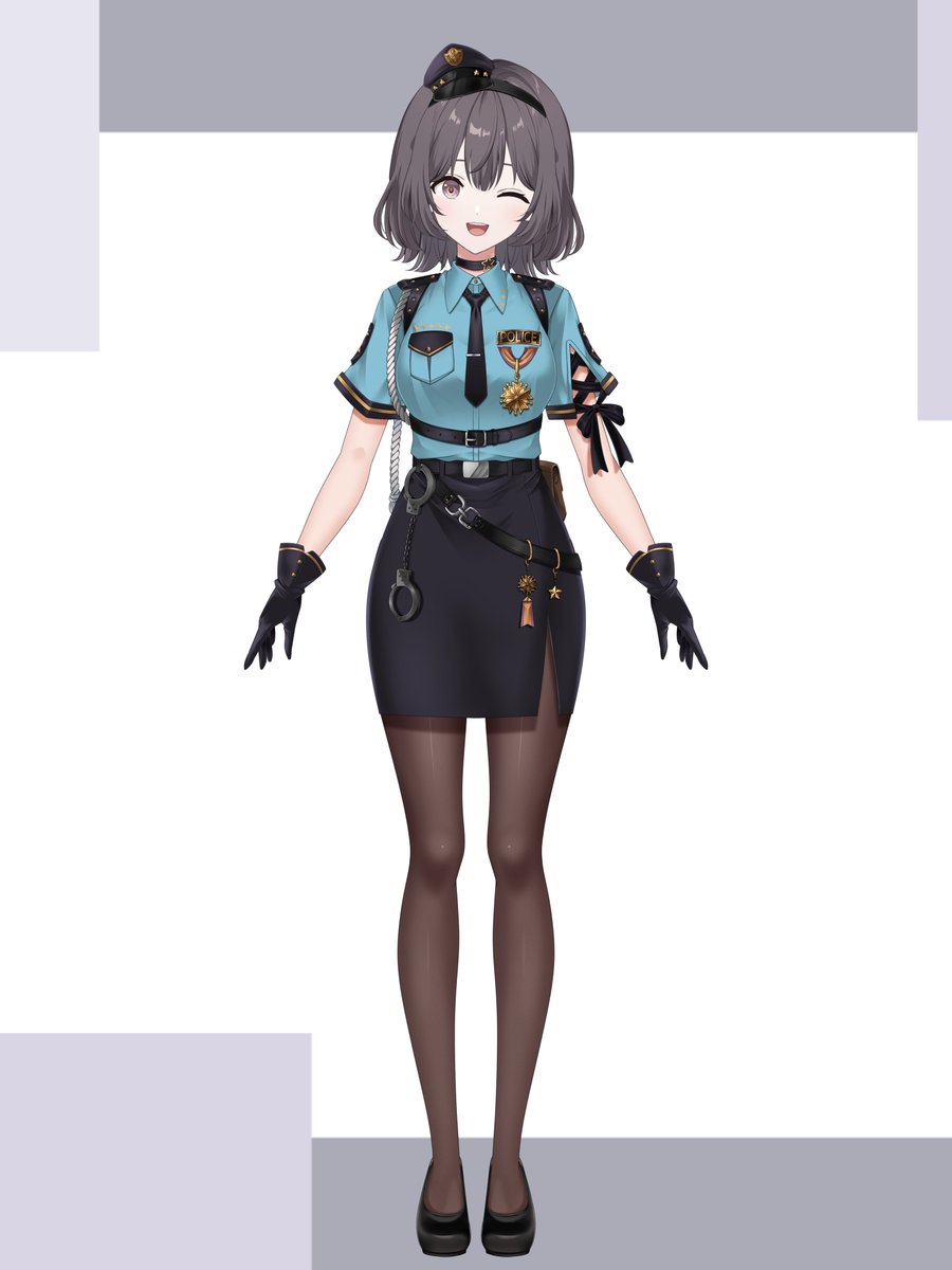 V_NEO_o's tweet photo. 【 #Vtuber さんへお知らせ 💡 】

『V-NEO Closet』では、ポリス衣装が販売中！
仲の良いVTuberさんとお揃いで着たり、いつも違う衣装で配信を楽しみませんか？

ぜひHPからチェックしてみてください♪

📍詳細はこちら：https://t.co/isLsIN7wMt https://t.co/YoUa7MR31v