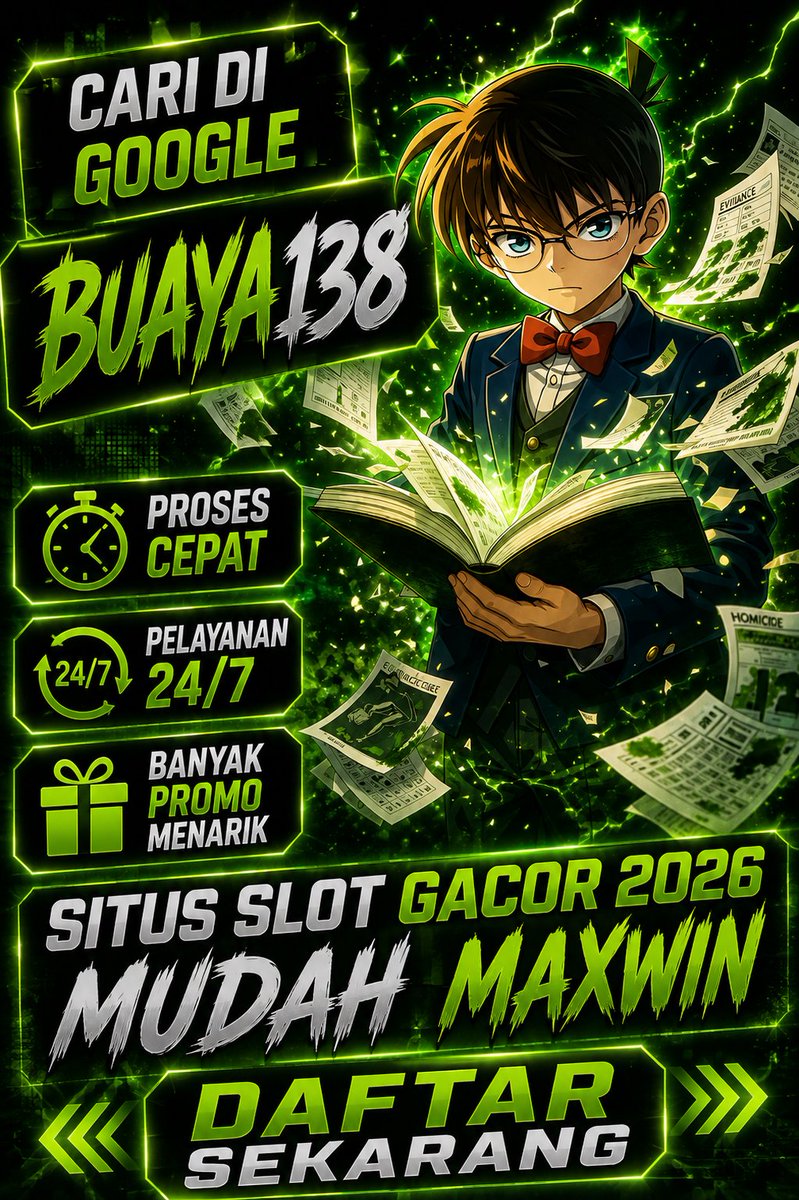 bisddy's tweet photo. 🔥 SLOT GACOR HARI INI
📍 Cari Di Google "BUAYA138"
📌 Link Resmi ➜ https://t.co/yVTnUTYJew
🔔 Info Pola Game Viral 2026
🎮 Game Penghasil Uang Tambahan Ke Dana
🎁 Give Away 5JT

#gacor
#zonauang
#slotgacor
#slotviral https://t.co/e2pWPBkQYh