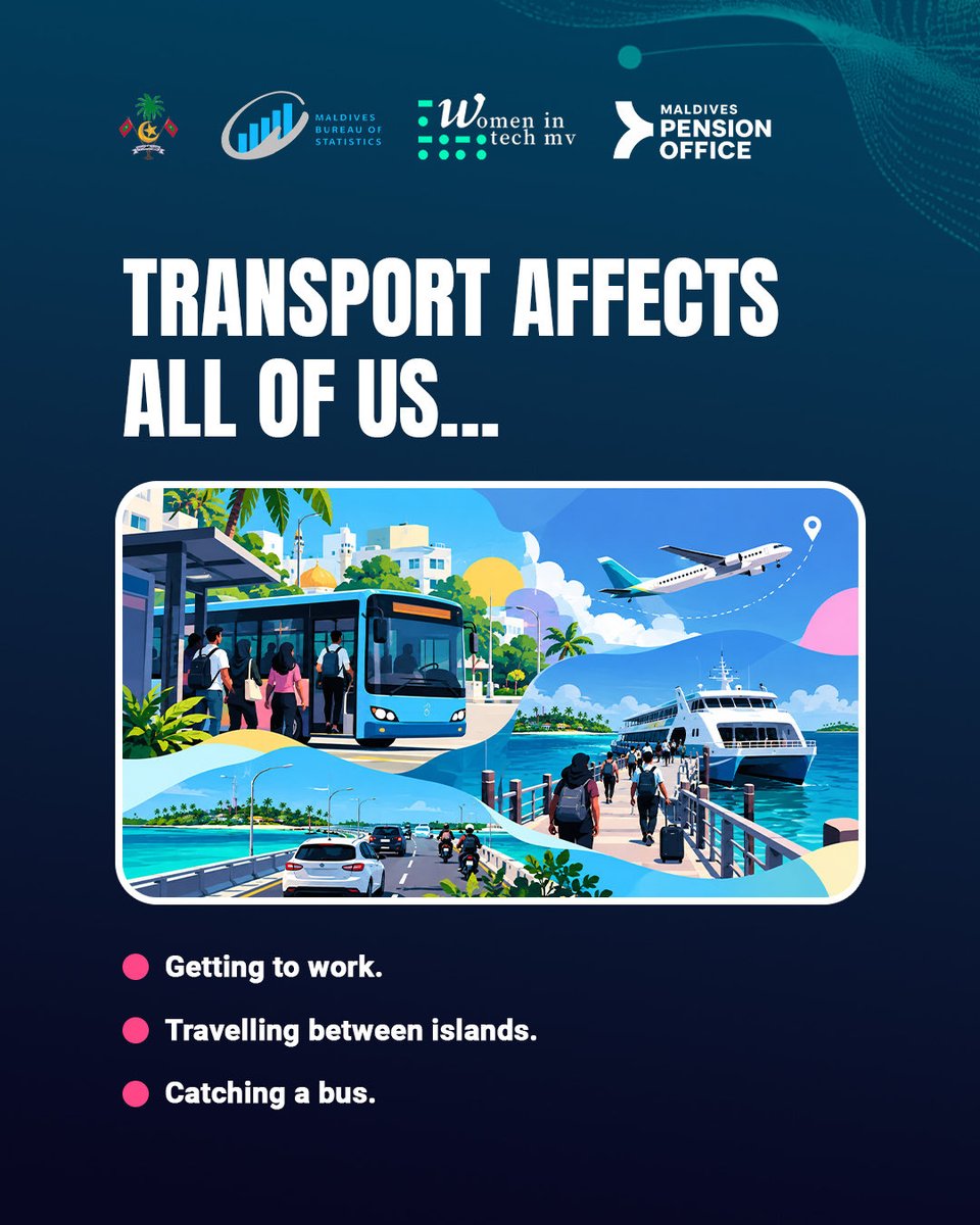 womenintechmv's tweet photo. Maldives Datathon 2026 is OPEN NOW! 
Mapping Mobility through Data: Innovating Transport Insights for a Connected Maldives

Ready to turn data into ideas, and ideas into impact? 💡📊 

🔗 Apply Now: https://t.co/ZeFdosMyfH
🗓️Registration Deadline: 27 September 2026 https://t.co/VUA1T7b5TM