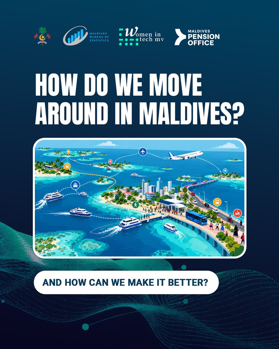 womenintechmv's tweet photo. Maldives Datathon 2026 is OPEN NOW! 
Mapping Mobility through Data: Innovating Transport Insights for a Connected Maldives

Ready to turn data into ideas, and ideas into impact? 💡📊 

🔗 Apply Now: https://t.co/ZeFdosMyfH
🗓️Registration Deadline: 27 September 2026 https://t.co/VUA1T7b5TM