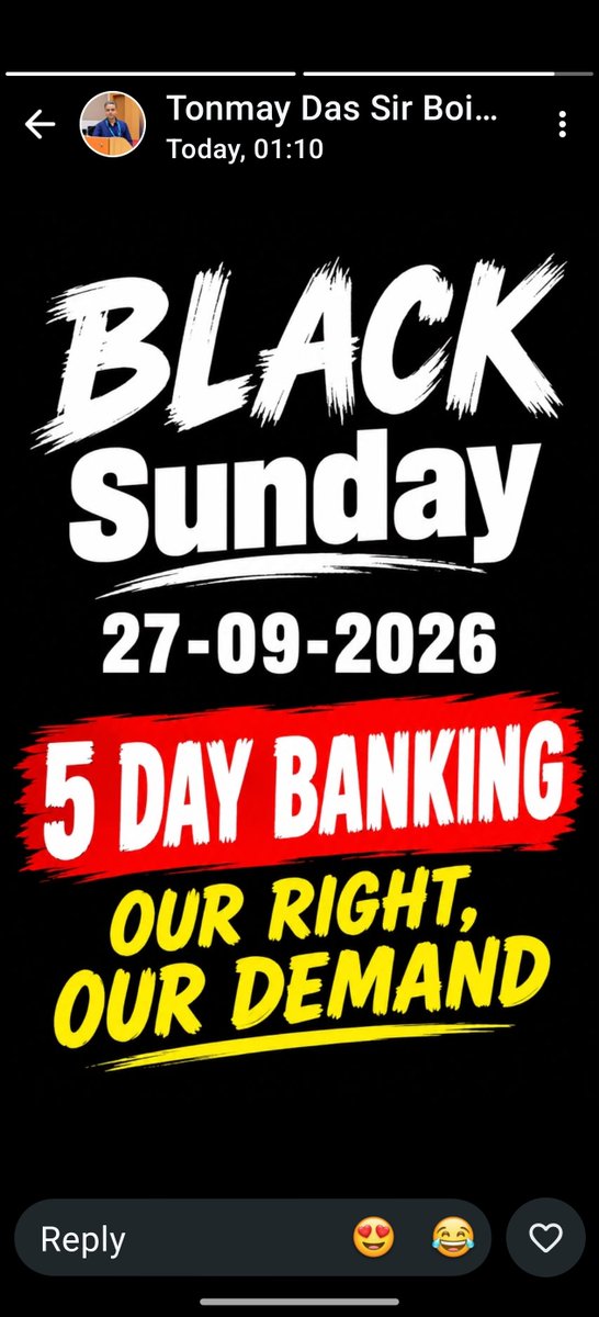 HimanshuMakvan8's tweet photo. Unity is our strength.
#5DayBankingNow is our demand.

#5DayWeekandFairPLI 
#UFBU #AIBOC #FBOIOA
@fboioa_india @nilesh_pawar15 @aiboc_in @UFBUIndia 
@NigamBrahmbhatt https://t.co/6EDZGo60PZ