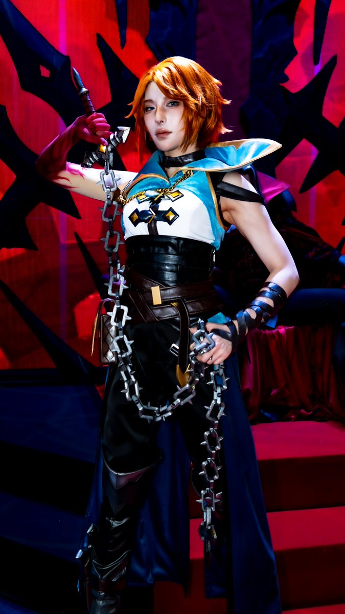 sinon_rysn's tweet photo. 2026.09.19 東京ゲームショウ2026
KONAMIブース／『Castlevania: Belmont’s Curse』

Character：ローズ・ベルモンド
Model：桃戸ももさん(@tmmt_san)

イケメンすぎて圧倒されました✨
撮影ありがとうございました！

#TGS2026
#キャッスルヴァニアBC https://t.co/Ax7cmSwbQc