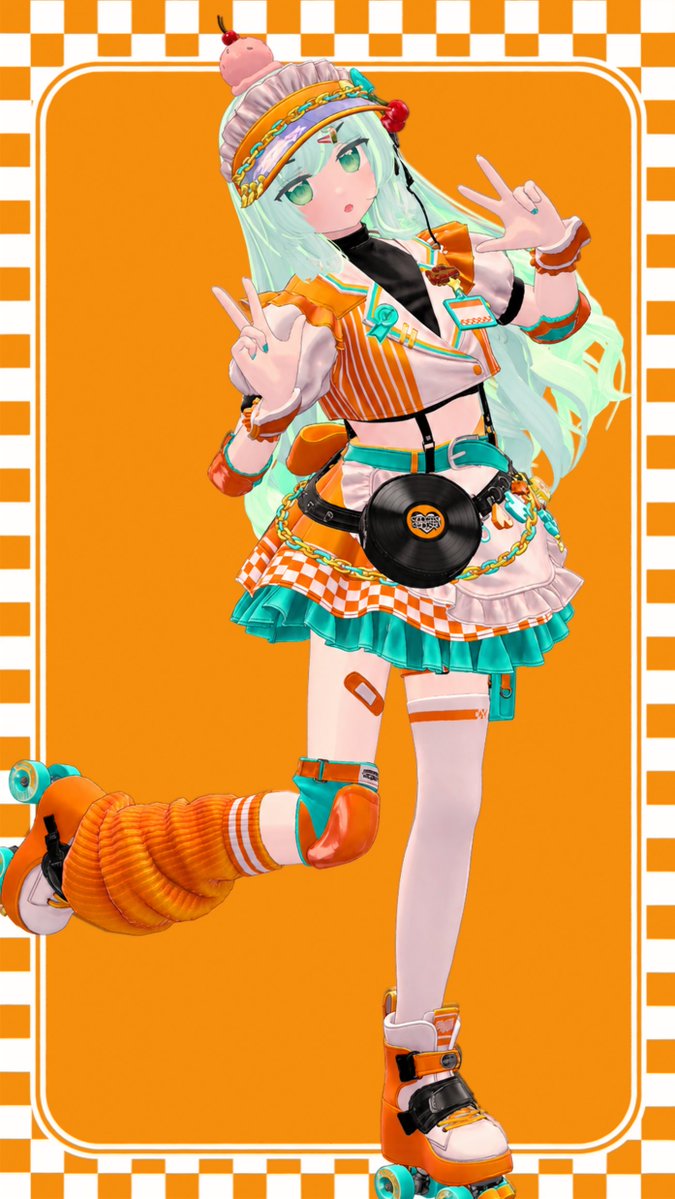 ro_Kuruton_ro's tweet photo. ダイナー衣装かわいい（イベントでは使わないよ） https://t.co/Dfmnjih9av
