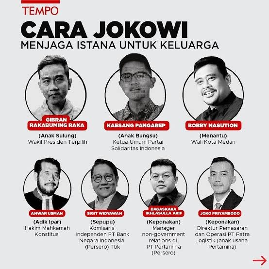 arifbalikpapan1's tweet photo. Pikiranmu cacat, 
Postingan gue hanya apa adanya tentang DINASTI KELUARGA JOKOWI. https://t.co/8xsoudC8GI