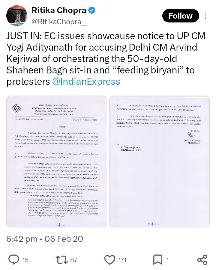 ind_Johnsnow's tweet photo. “ECI is a BJP agency.”

Anyway, here’s another clarification 😁 https://t.co/HpQn1l4PT7
