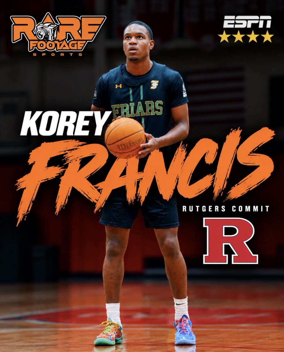 RareFootageNews's tweet photo. ⭐️⭐️⭐️⭐️ Rutgers commit Korey Francis (@kfranc1s) is the FRANCHISE! #KeepDoubtin https://t.co/JoHrlTTU35